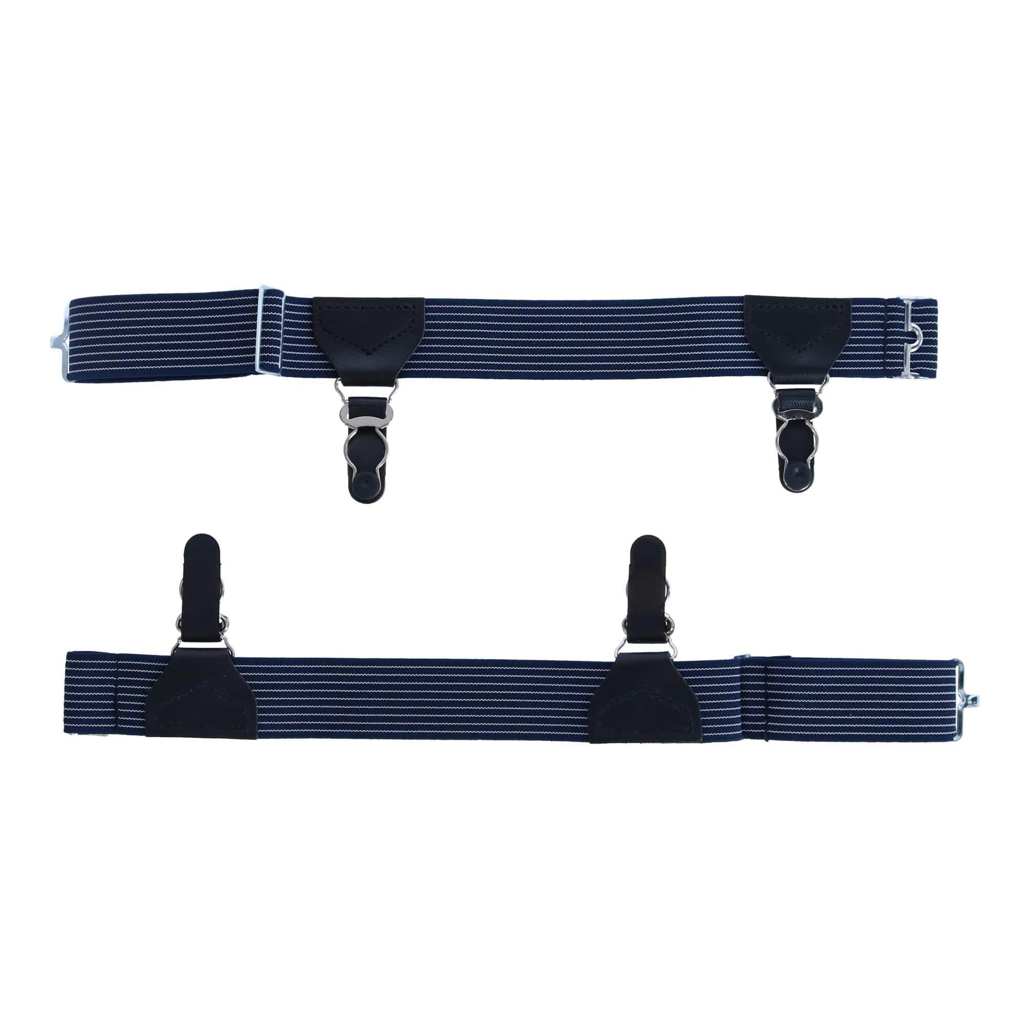 Sutton Double Grip Sock Garters (Set of 2) - Navy