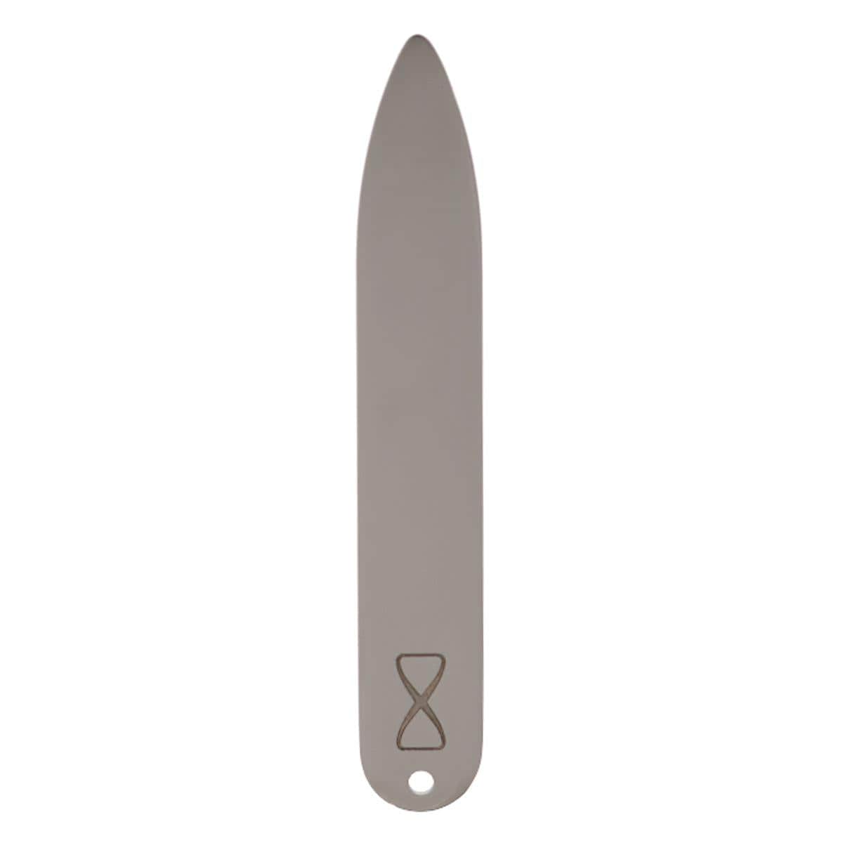 Sutton Stainless Steel Collar Stays (2 Pairs) - Silver