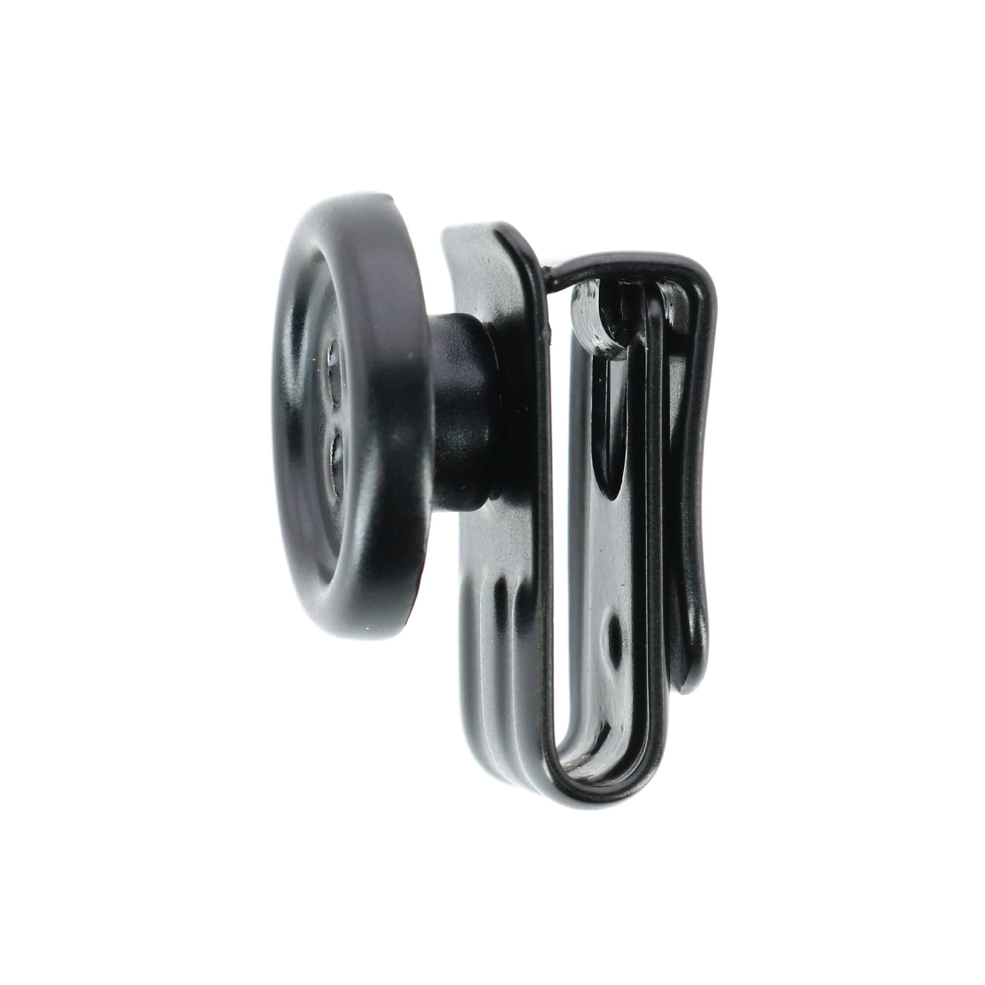 No Sew Moveable Button End Brace Clips (Set of 6) - Black