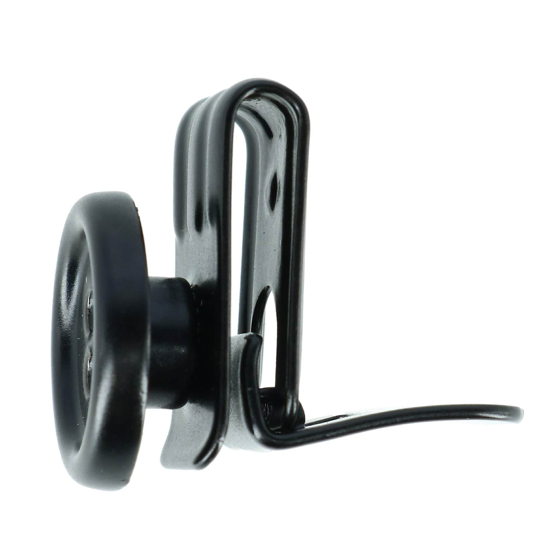 No Sew Moveable Button End Brace Clips (Set of 6) - Black