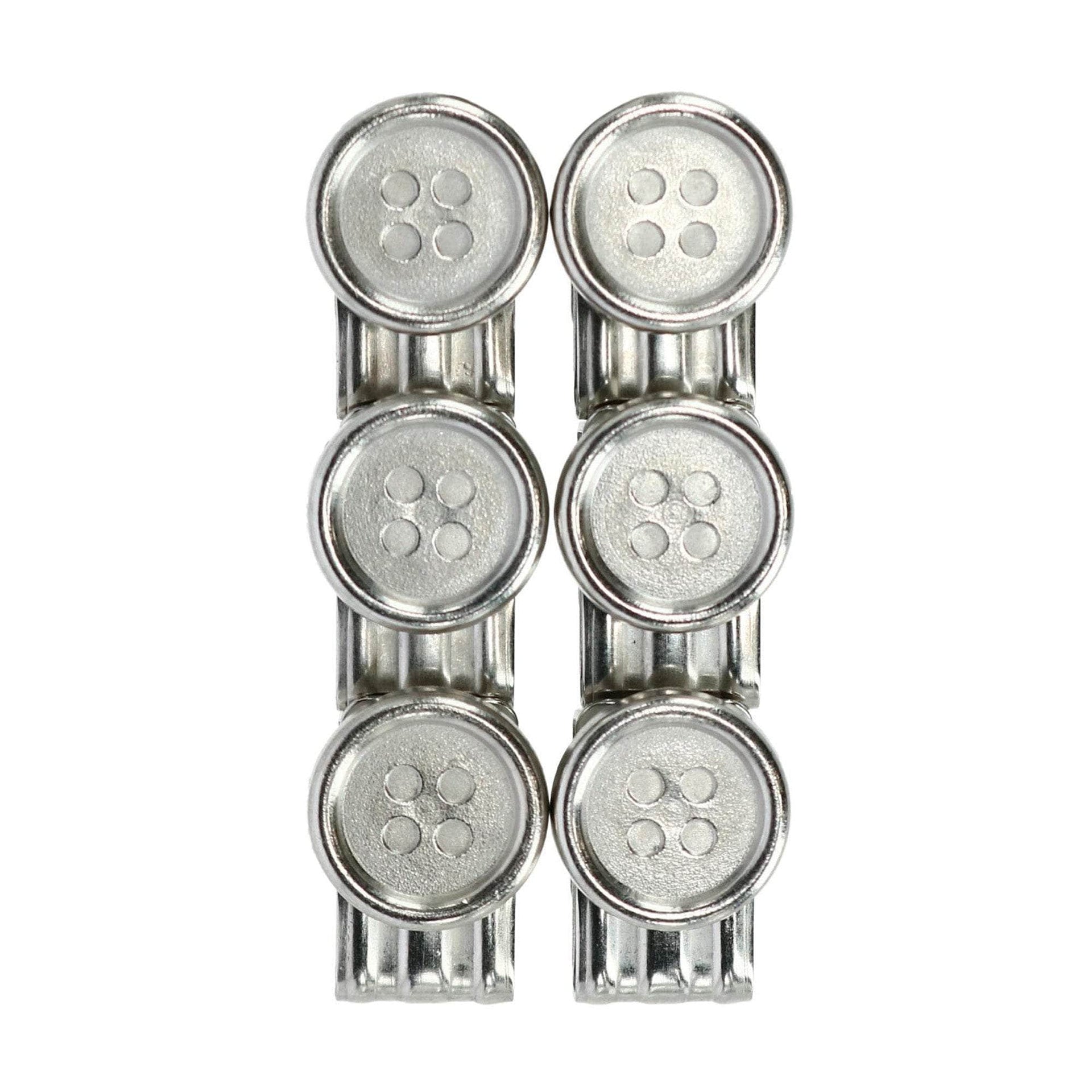 （Pack of 20）Replacement Suspender Buttons/No-Sew Dungaree Buttons/Metal  Button Snaps/Gripper Fasteners, Jean Rivets Studs for Mens/Womans Bachelor