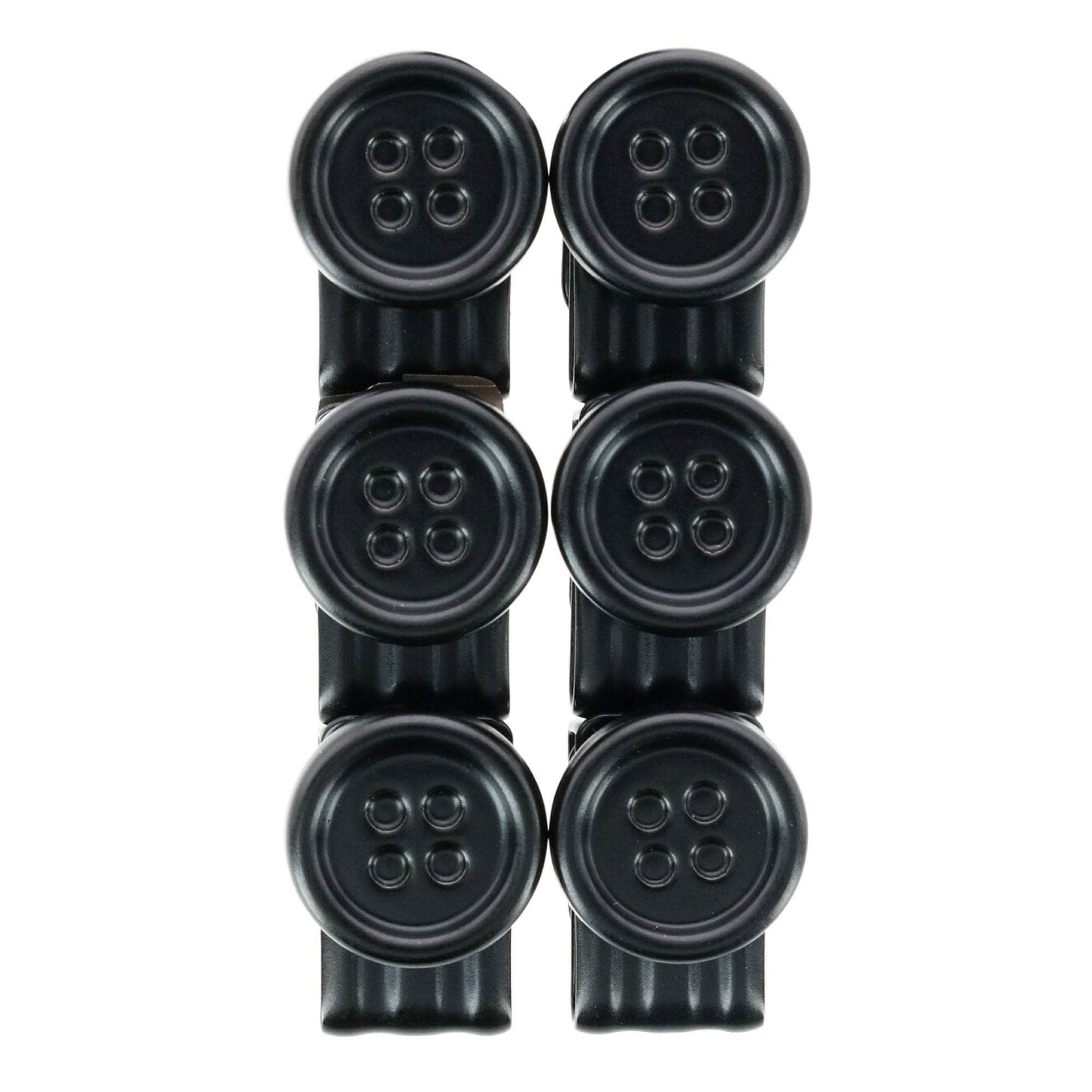 No Sew Moveable Button End Brace Clips (Set of 6) by Trafalgar
