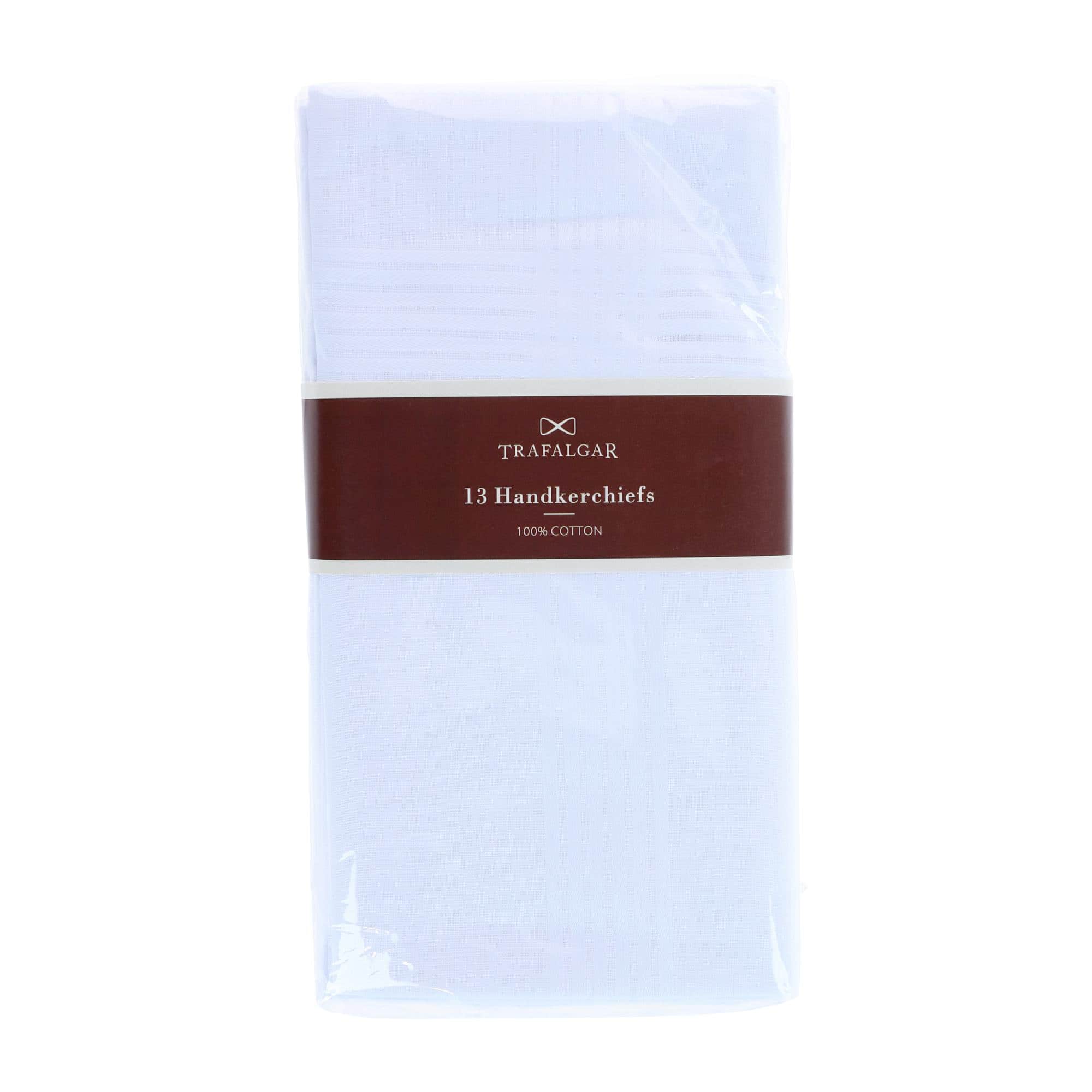 Baker's Dozen Cotton Handkerchiefs White 16 x 16 (13 Pack) - White