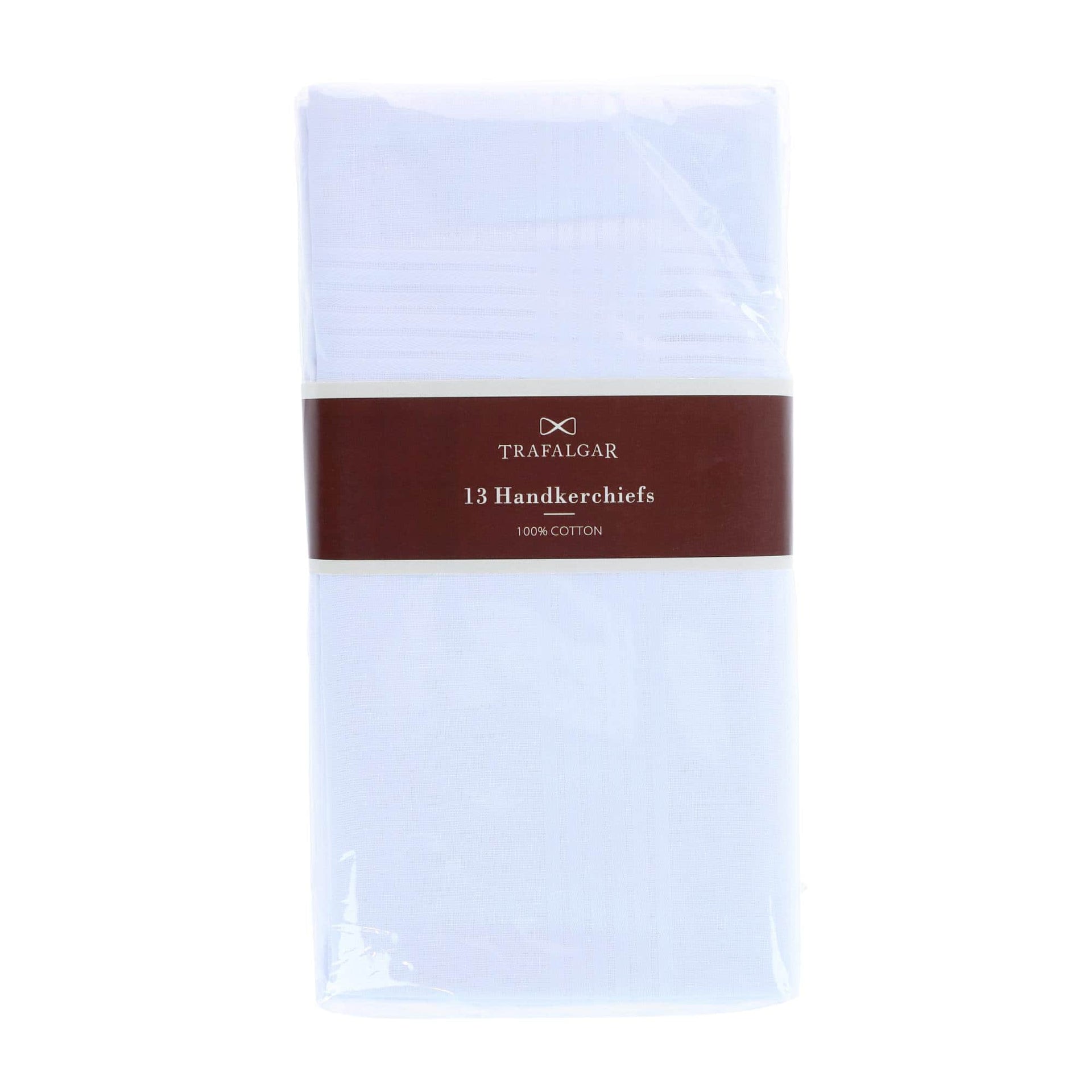 Baker's Dozen Cotton Handkerchiefs White 16 x 16 (13 Pack)