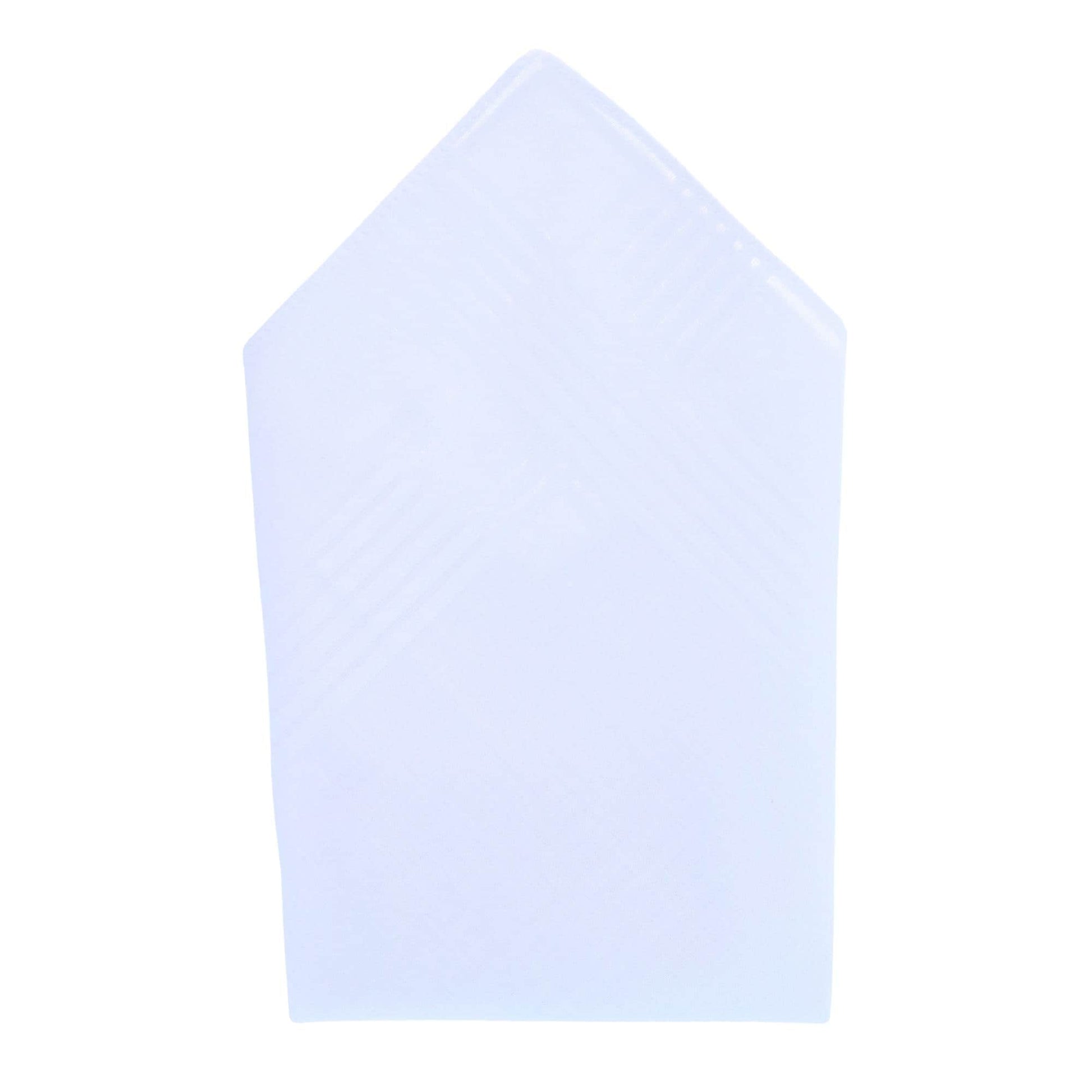 Baker's Dozen Cotton Handkerchiefs White 16 x 16 (13 Pack) - White