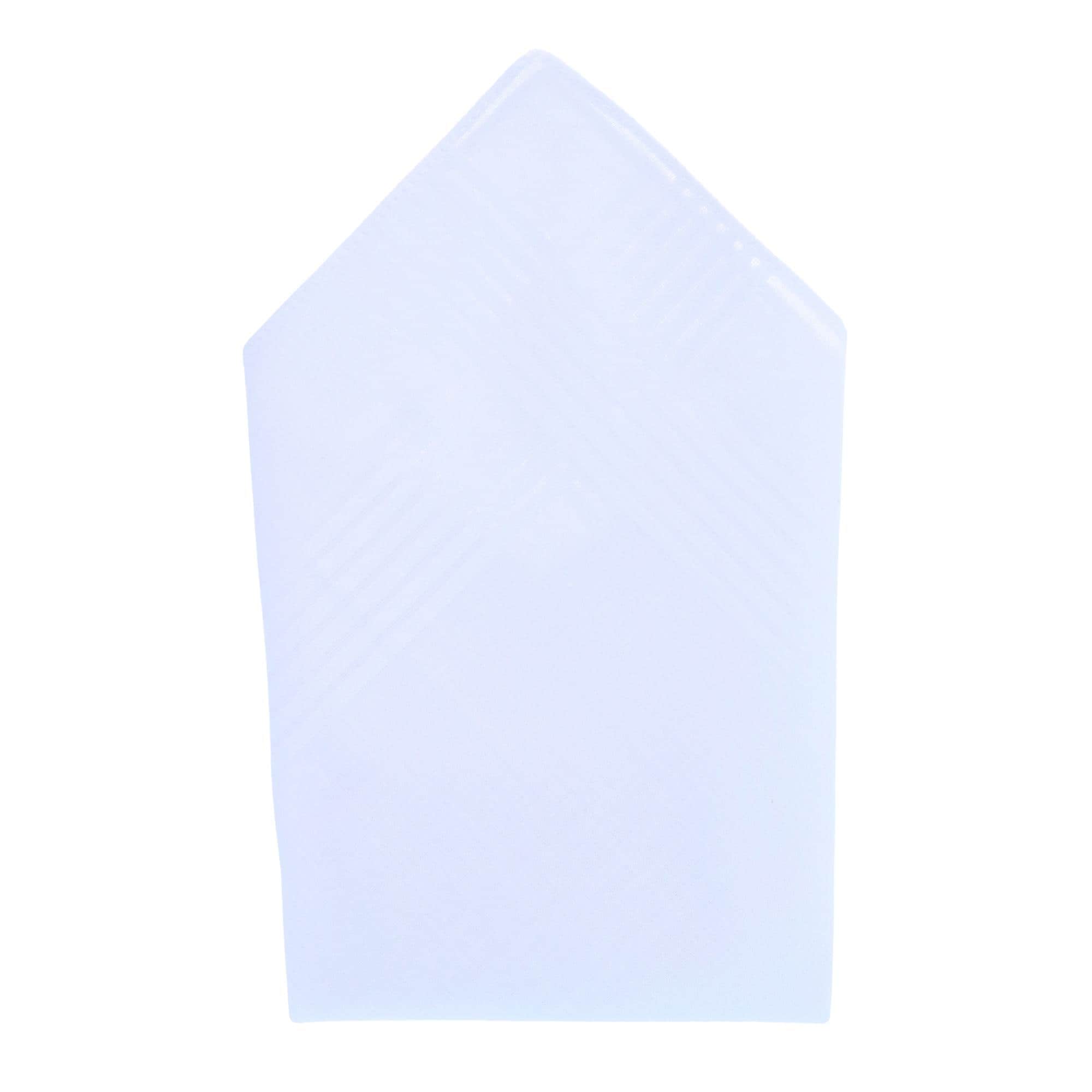 Baker's Dozen Cotton Handkerchiefs White 16 x 16 (13 Pack)