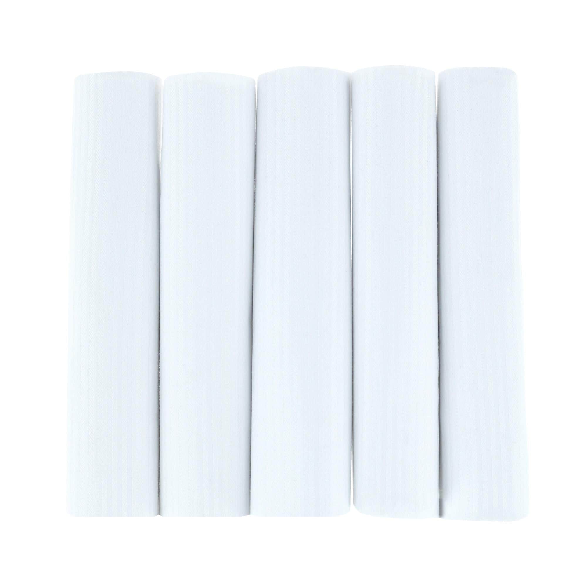 Premium 5 Pack and Checked 3 Pack Cotton Handkerchiefs Set - Multi Color