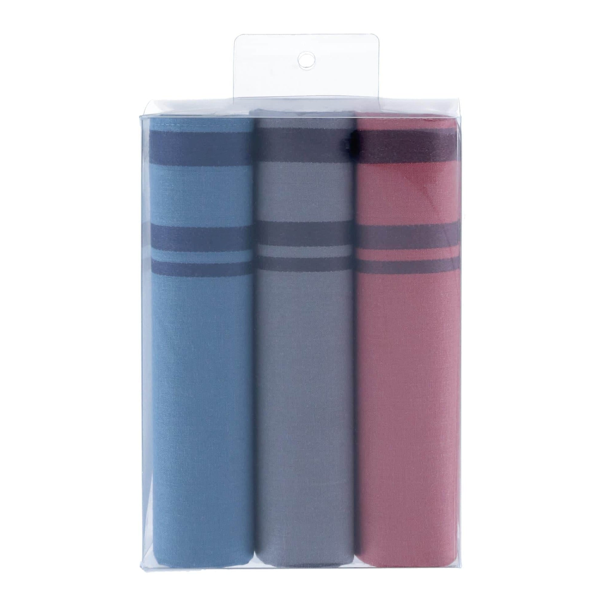 Cotton Modern Handkerchiefs (3 Pack) - Multiple