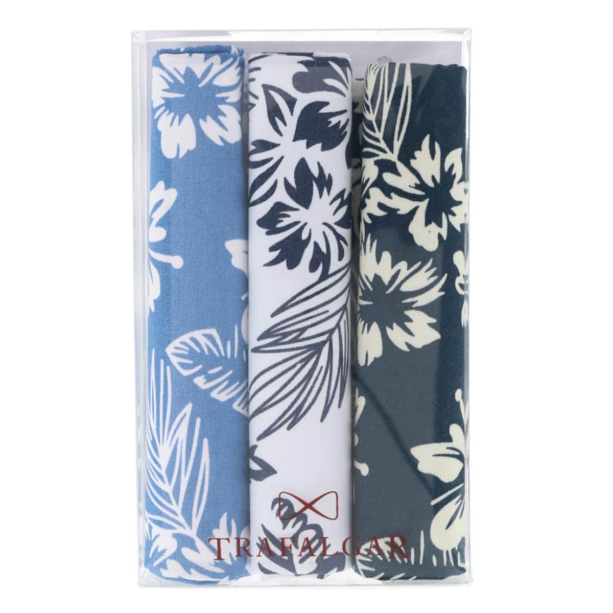 Mana Hawaiian Print Cotton Handkerchiefs (3 Pack) - Multiple