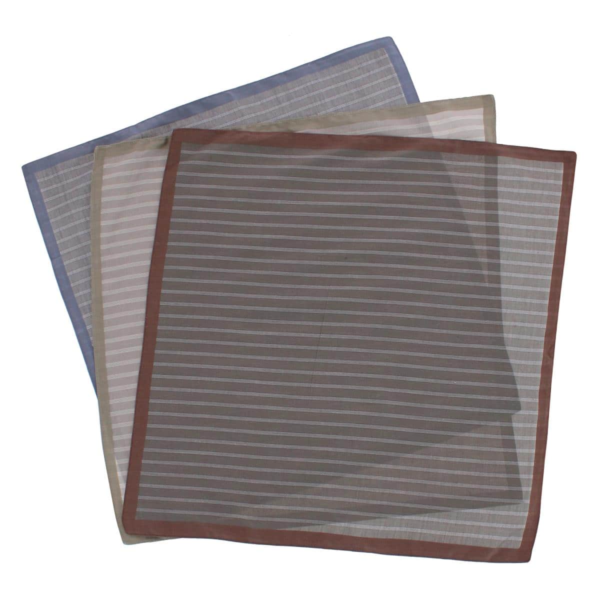 Clark's Classy Patterned Cotton Handkerchiefs (3 Pack) - Multiple