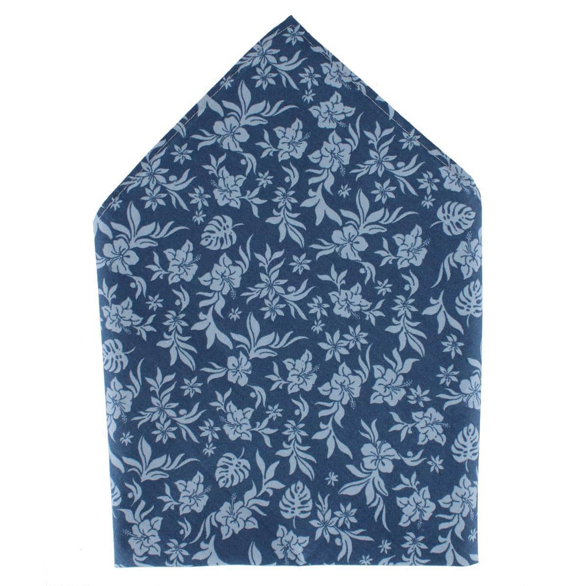 Oleander Floral and Vine Patterned Handkerchiefs (Pack of 3) - Red, Sage, Blue