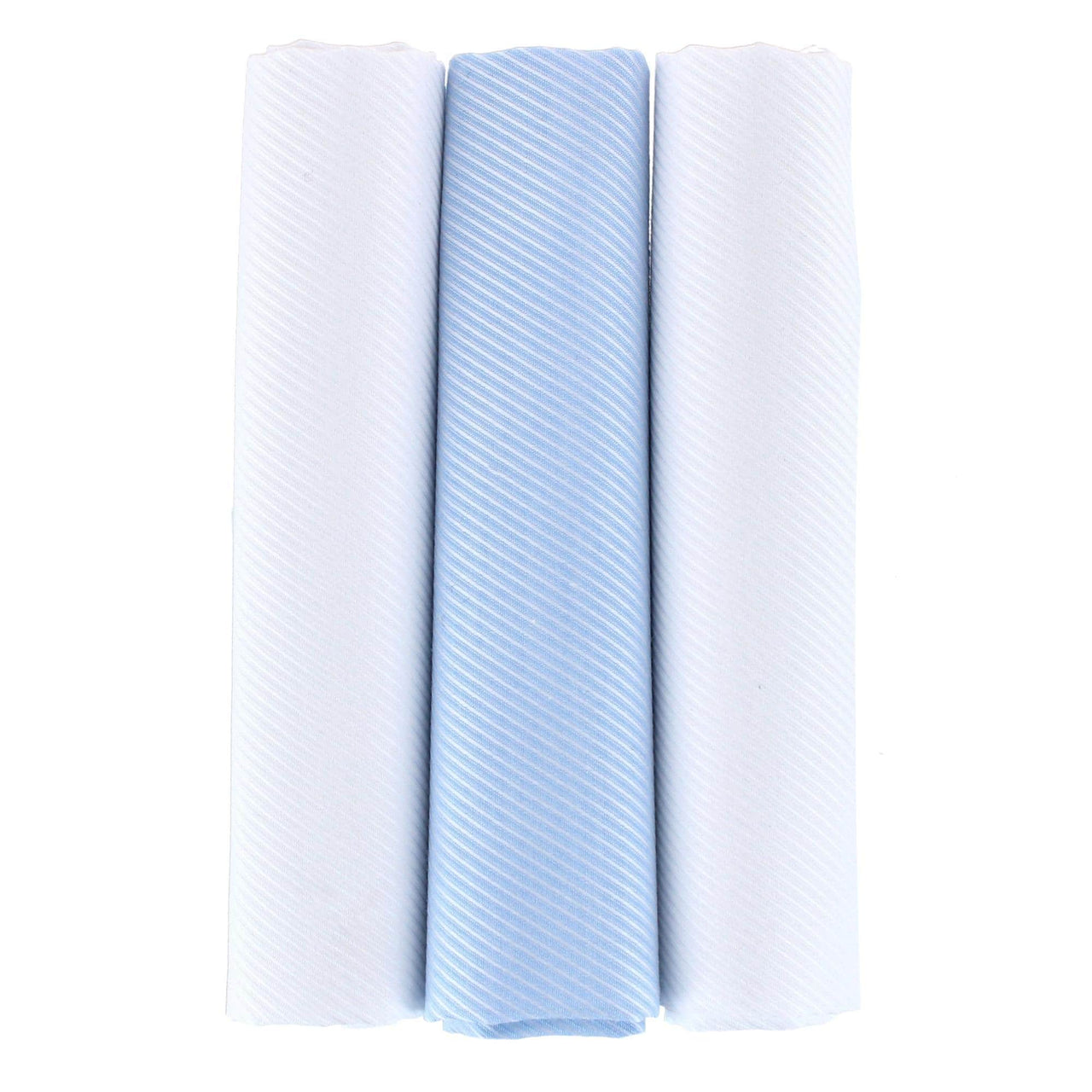 Niles Pinstripe Cotton Handkerchiefs (Pack of 3)