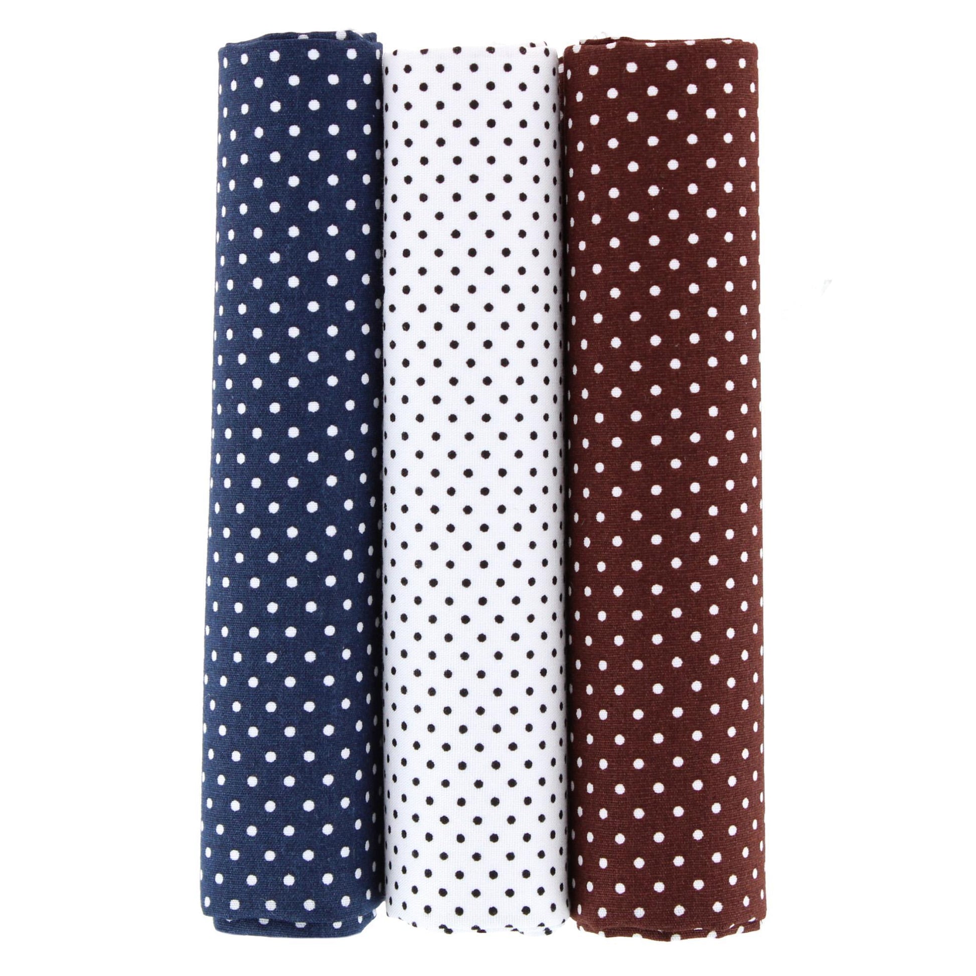 Payton Polka Dots Cotton Handkerchiefs (Pack of 3)