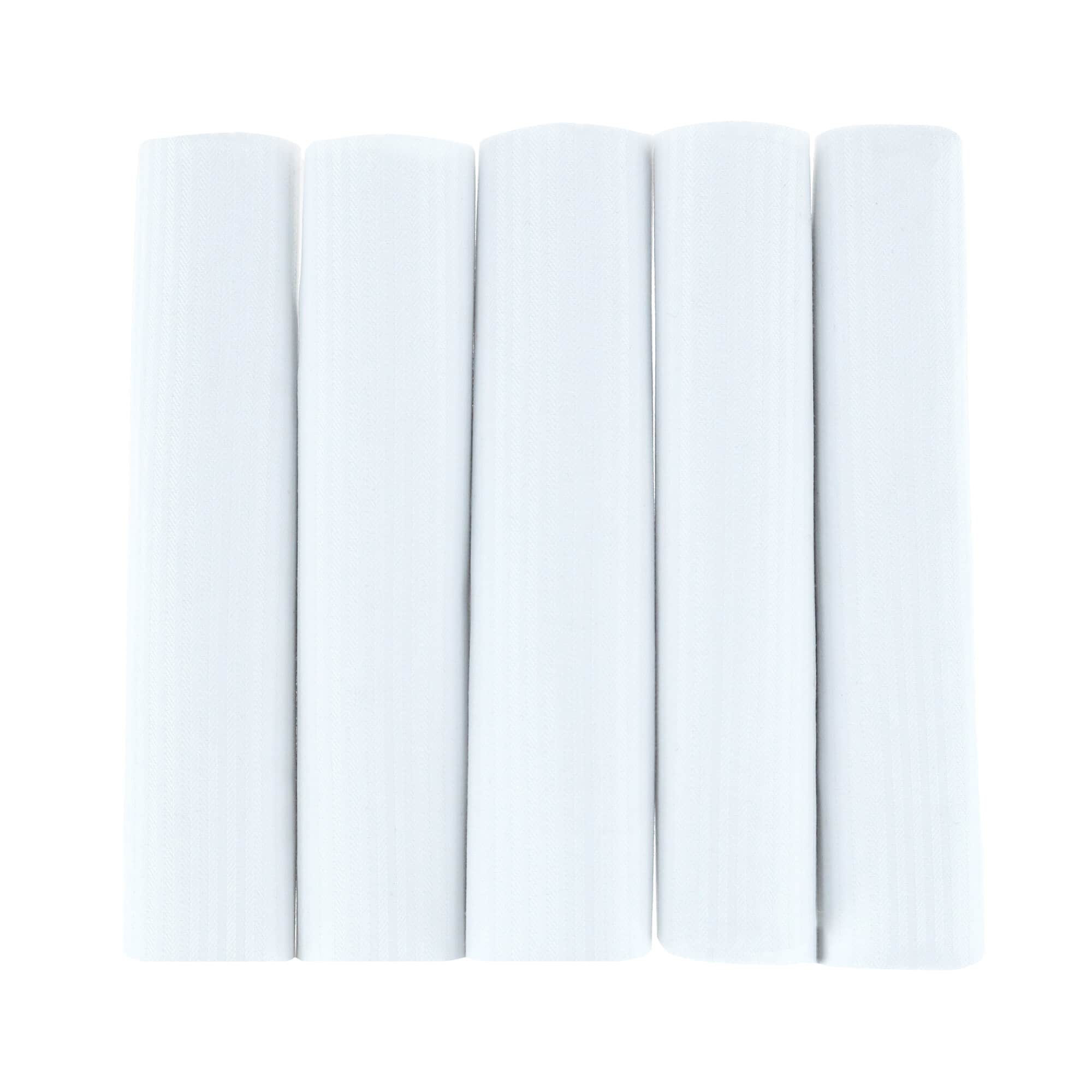 Premium Cotton Pinstripe Handkerchiefs Gift Box 5 Pack