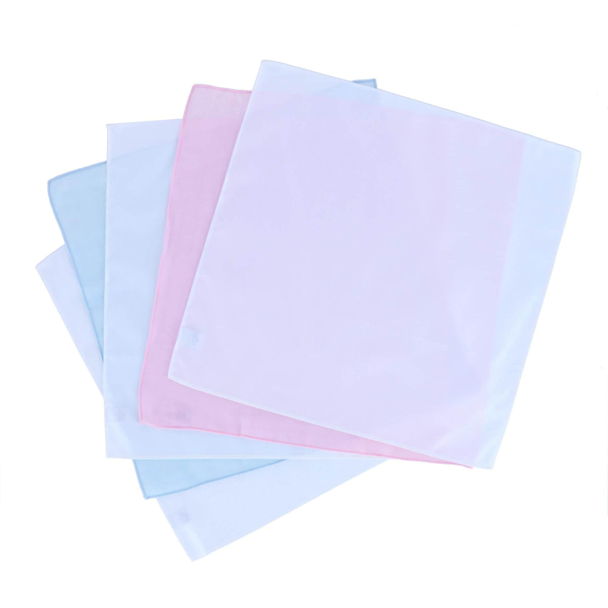 Dapper Premium Cotton Handkerchiefs (5 Pack) - Multiple
