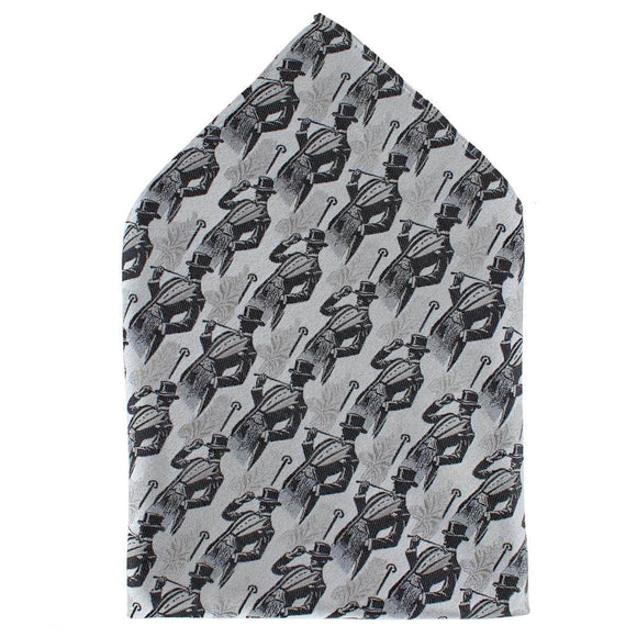 Ambrose Dapper Night 12x12 Silk Pocket Square