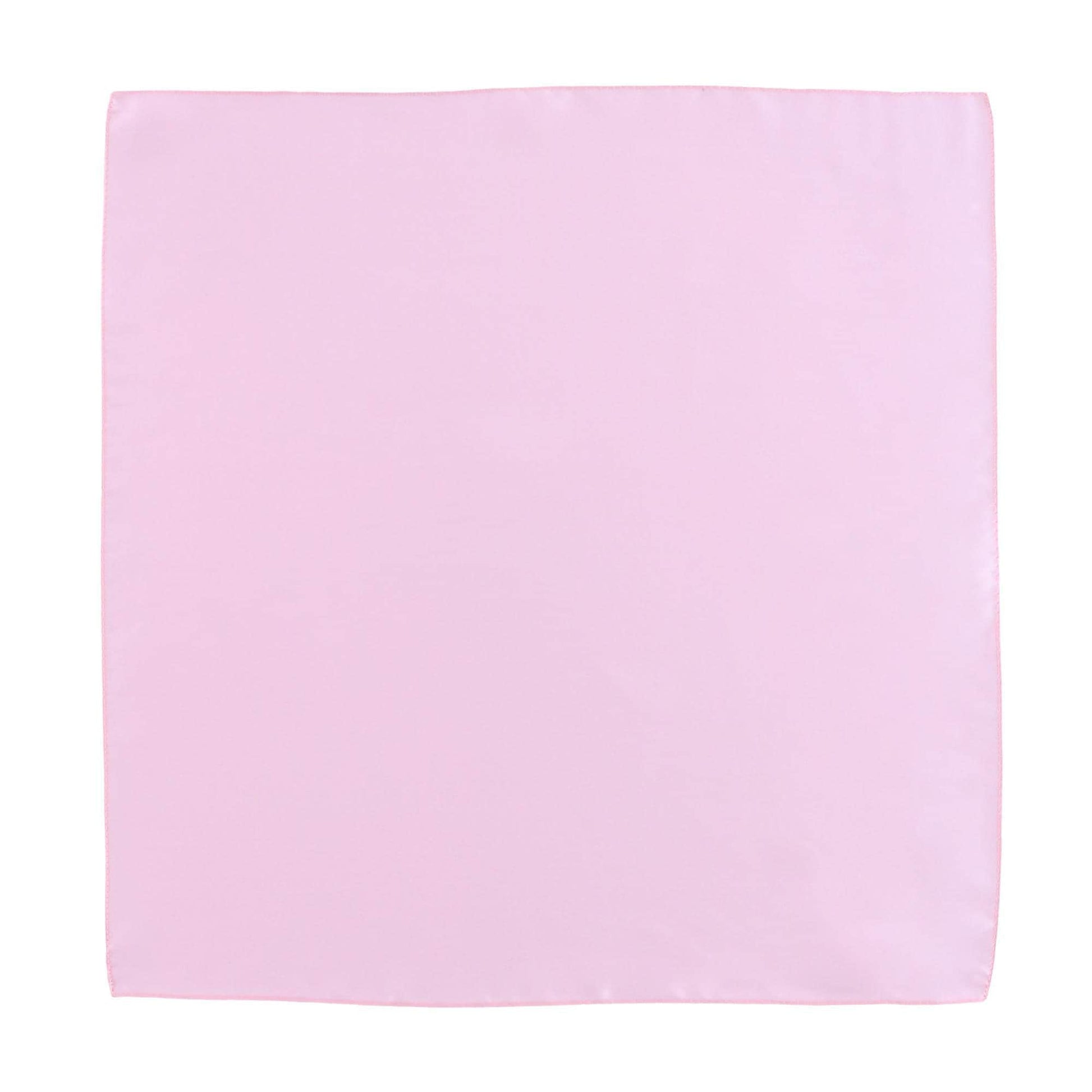 Sutton Solid Color 13 Inch Silk Pocket Square - Pink