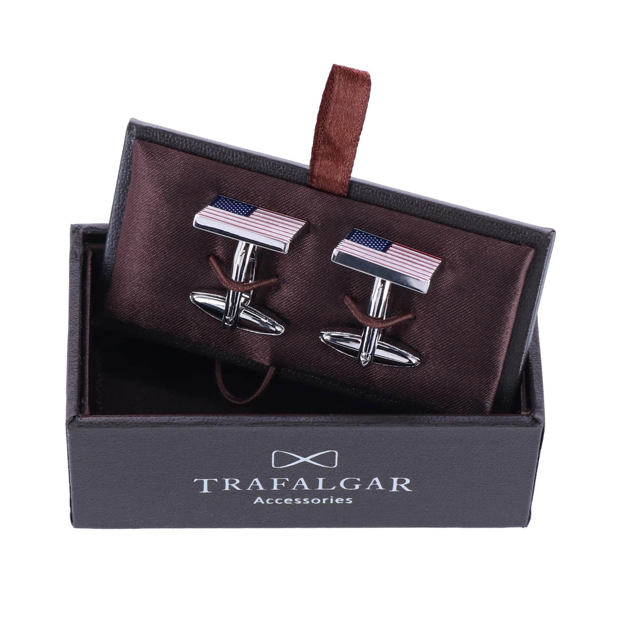 USA Pride American Flag Novelty Cufflinks (1 Pair) - Multiple