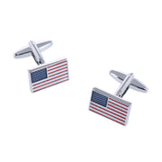 USA Pride American Flag Novelty Cufflinks (1 Pair)