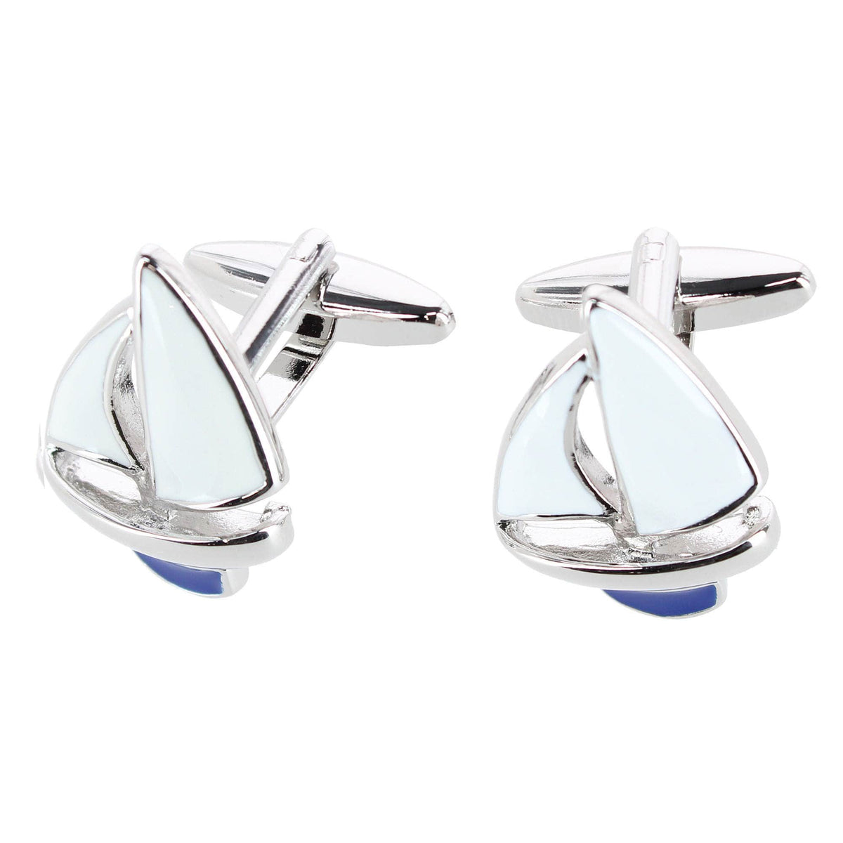 Come Sail Away Cufflinks (1 Pair) - White