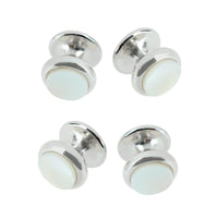 Rhodium with Mother of Pearl