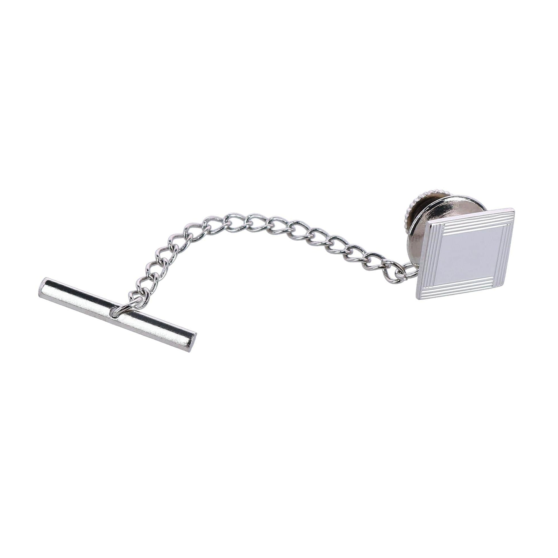 Sutton Sterling Silver Engine-Turned Tie Tack