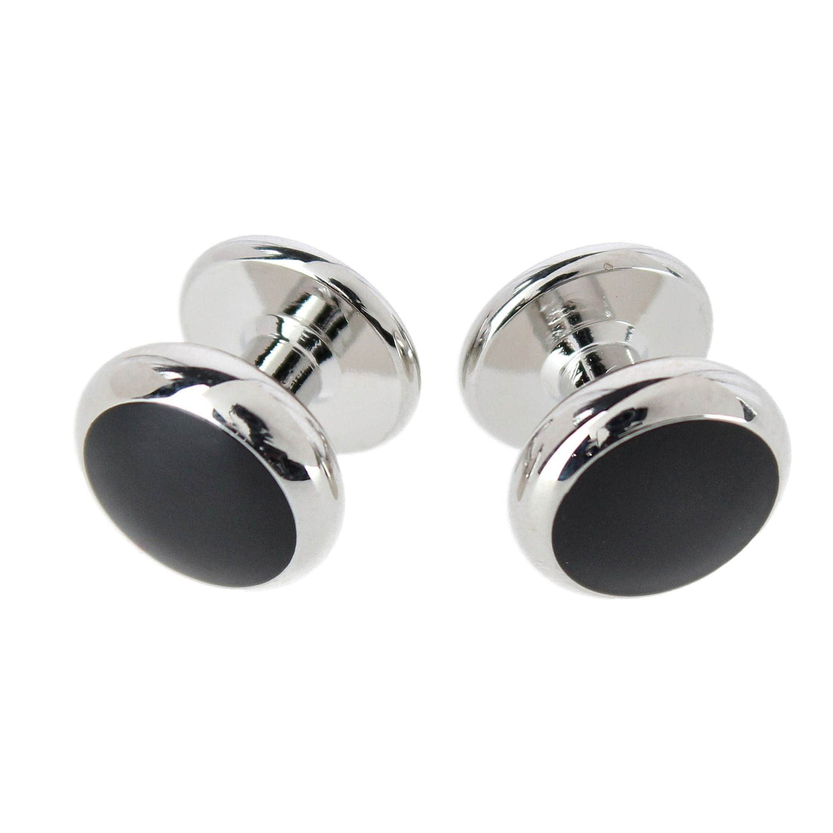 Ernesto Elite & Classic Formal Set (2 Cuffs & 4 Studs) - Black