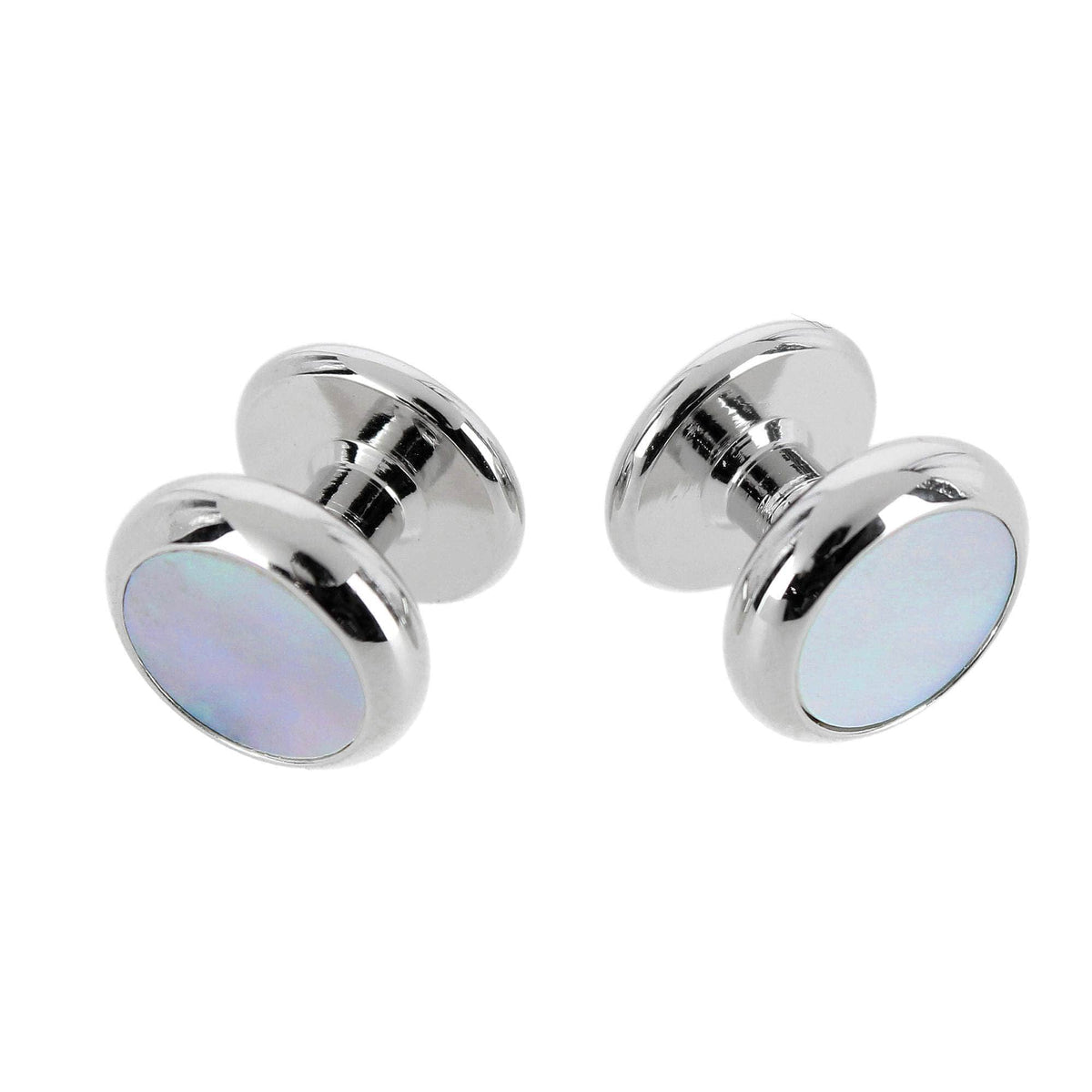 Ernesto Elite & Classic Formal Set (2 Cuffs & 4 Studs) - White