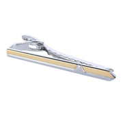 Brushed Rhodium and Gold