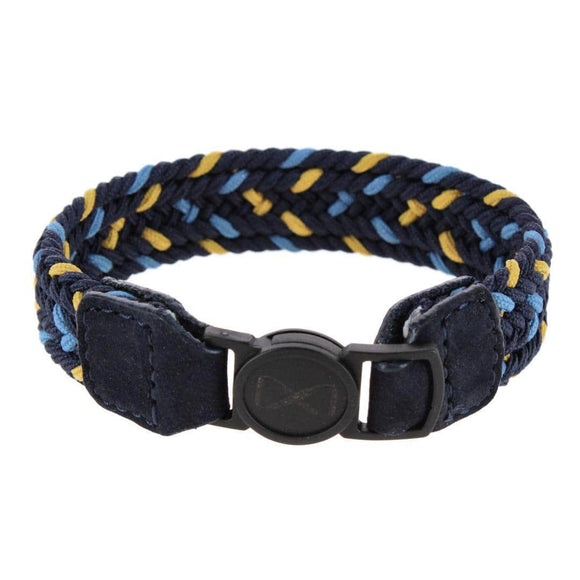 Navy, Light Blue, and Yellow