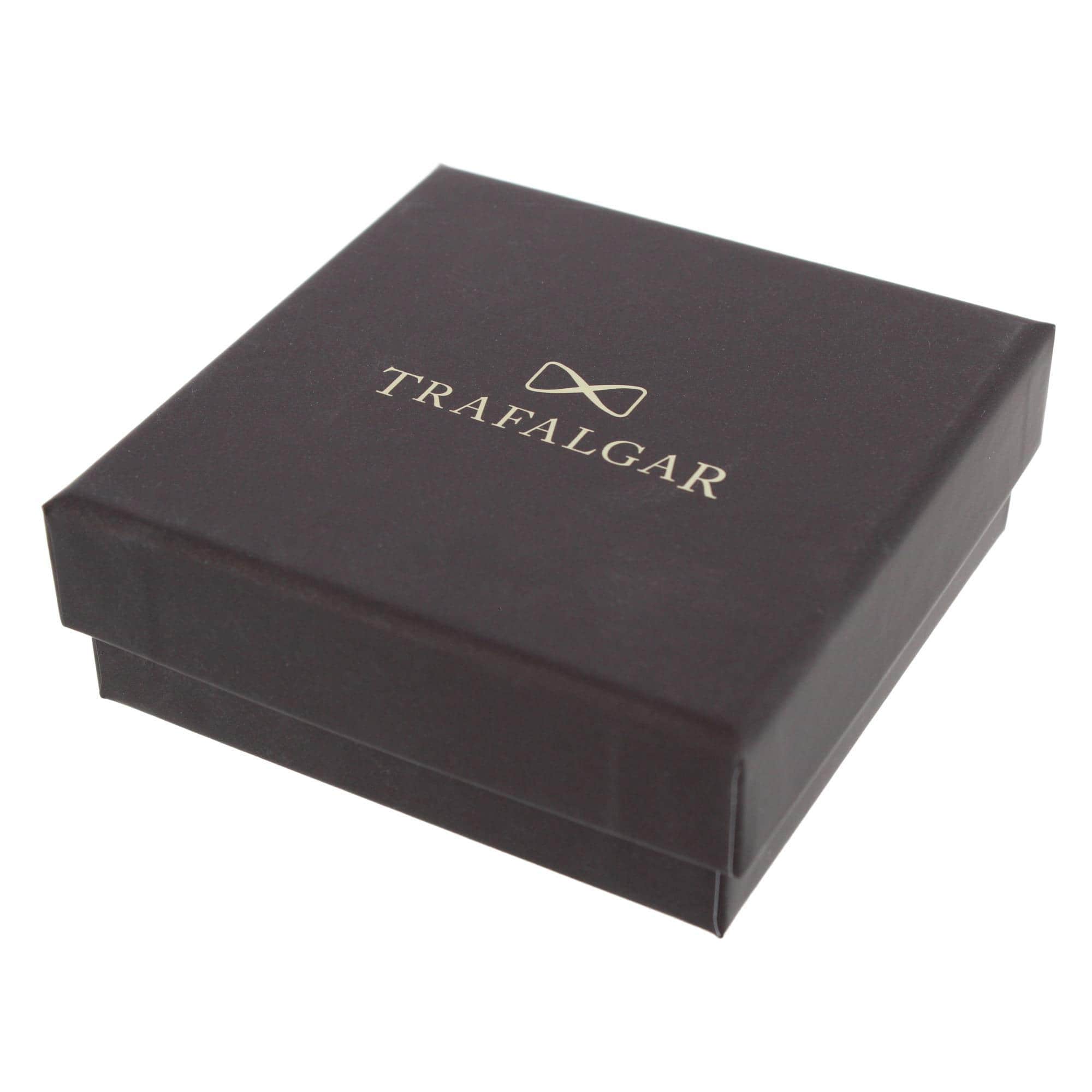 The Sovereign Cross Tri-Stranded Leather Bracelet - Brown
