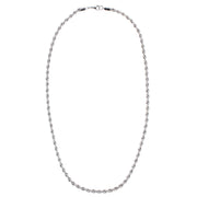 Barrett Braided Metal 22 Inch Long Necklace