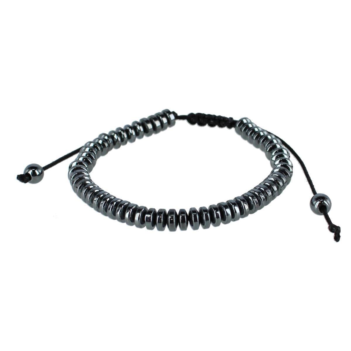 Axel Metallic Bead Adjustable Bracelet