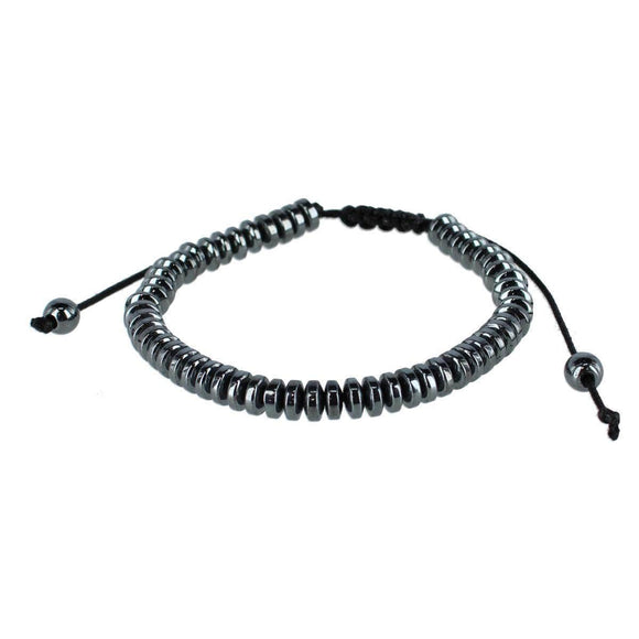 Axel Metallic Bead Adjustable Bracelet