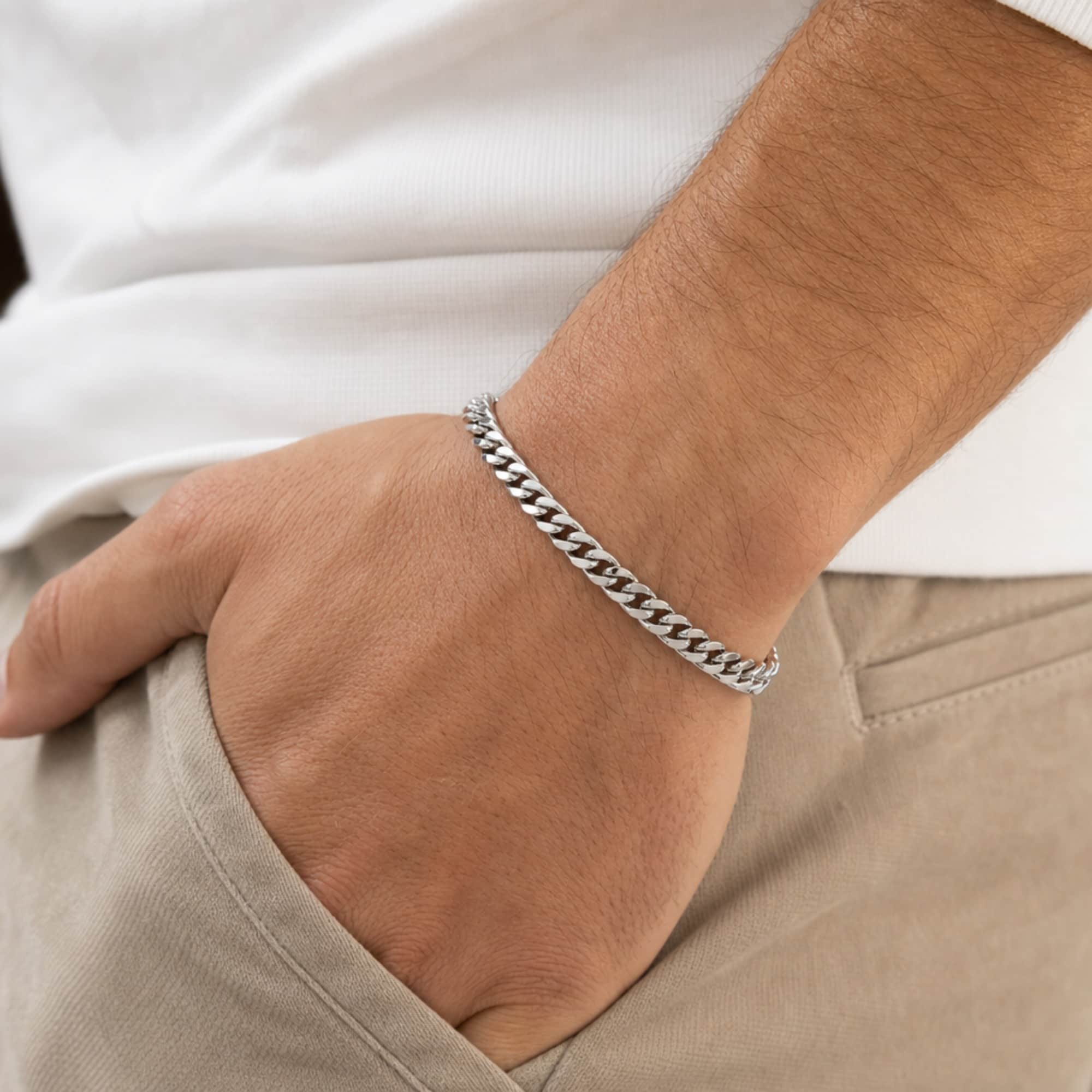 Lockwood Metal Link Bracelet - Silver