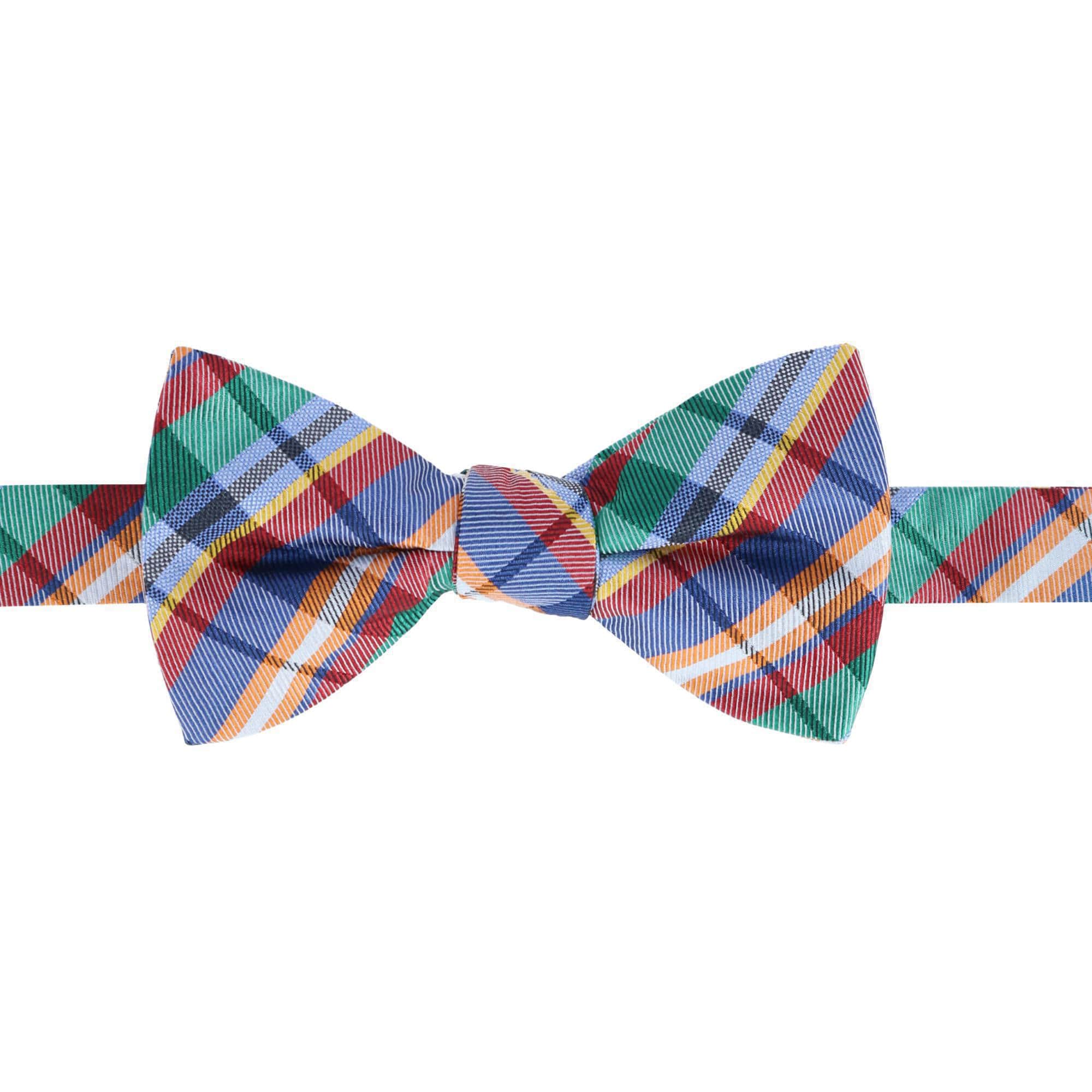 Sherwood Plaid Silk Bow Tie - Plaid