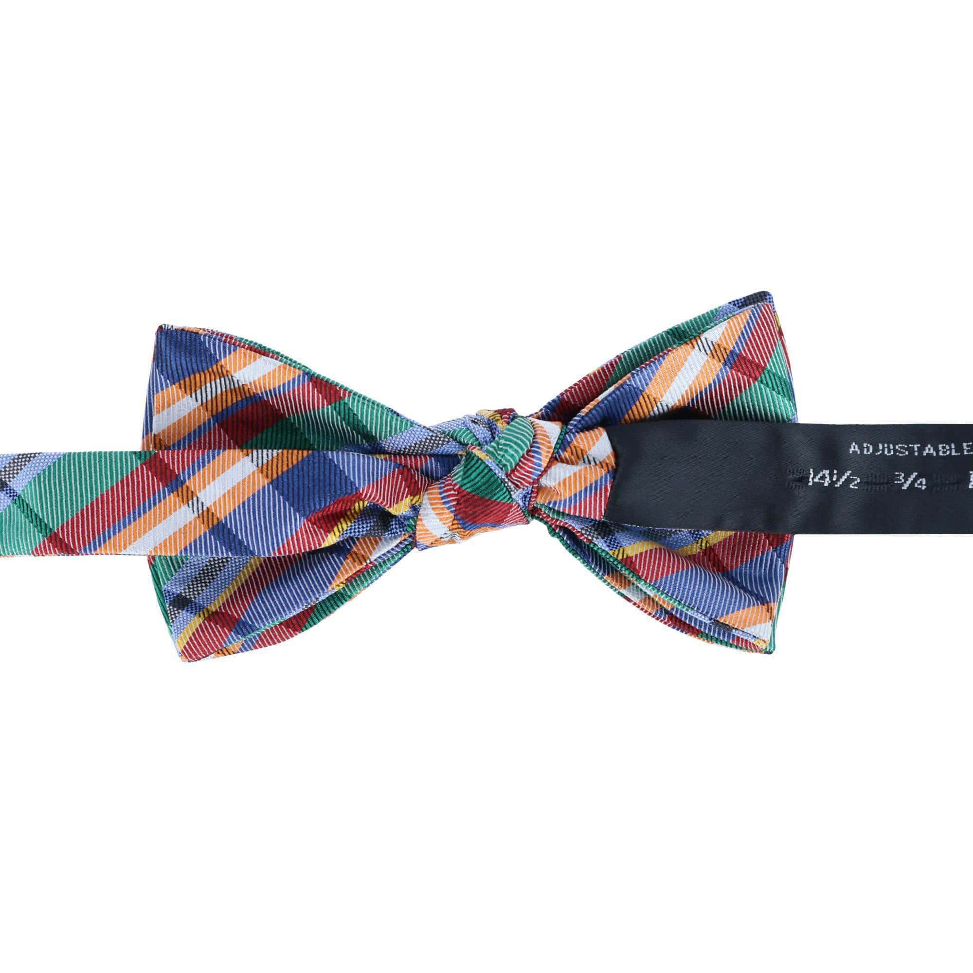 Sherwood Plaid Silk Bow Tie - Plaid