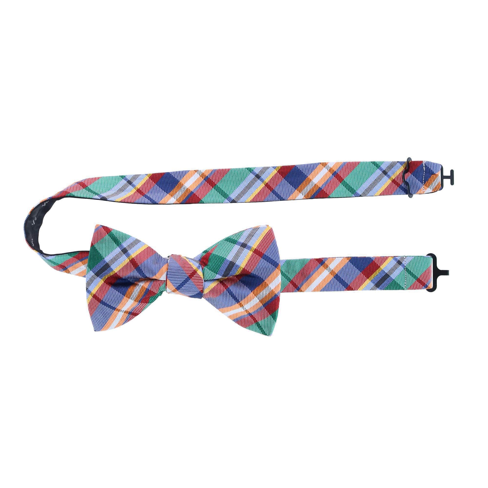 Sherwood Plaid Silk Bow Tie - Plaid
