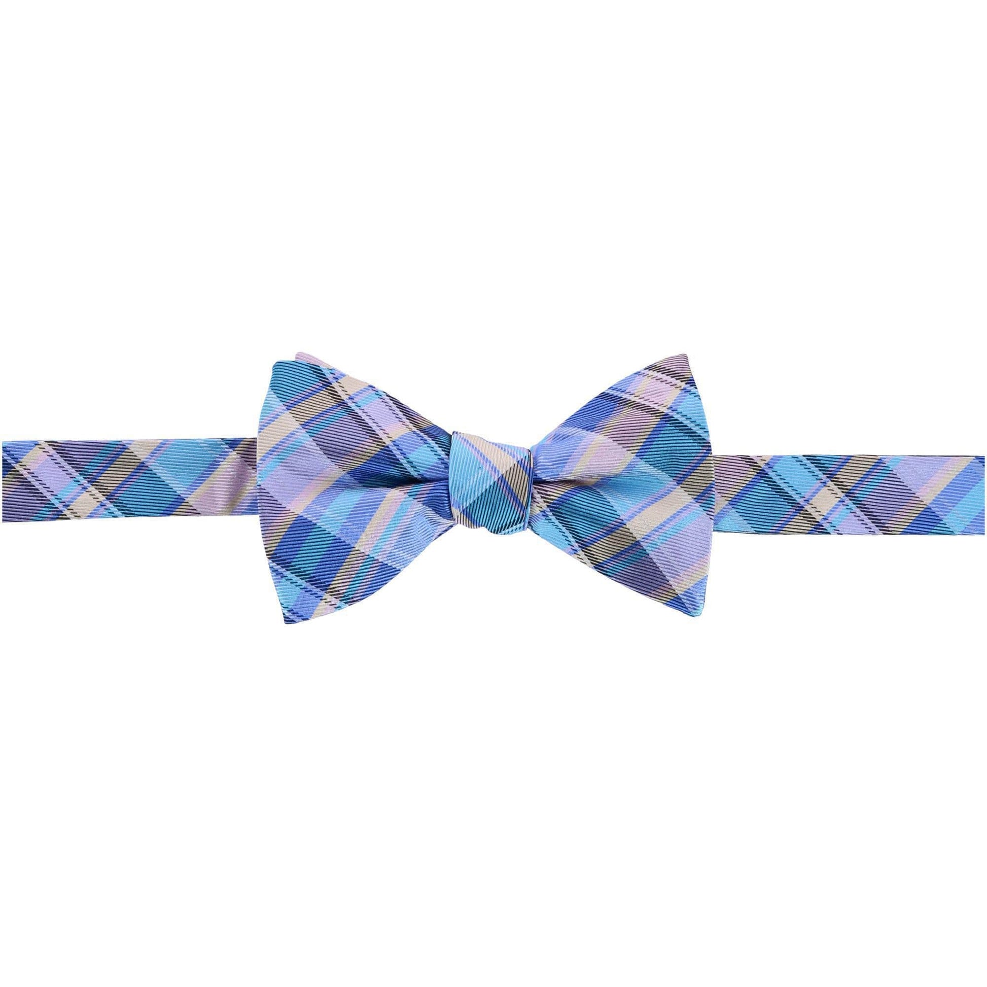 Sherwood Plaid Silk Bow Tie