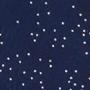 Navy with Silver Metallic