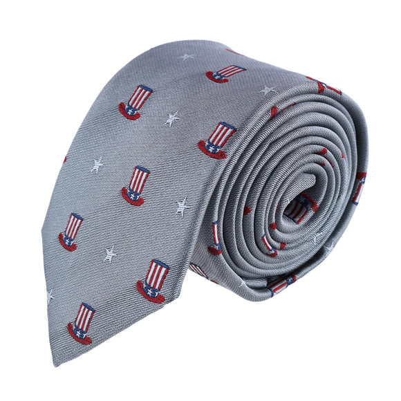 Uncle Sam Pride Silk Novelty Necktie