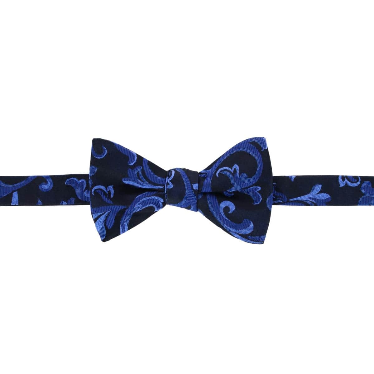 Christian the Romantic Brocade Silk Bow Tie - Royal Blue