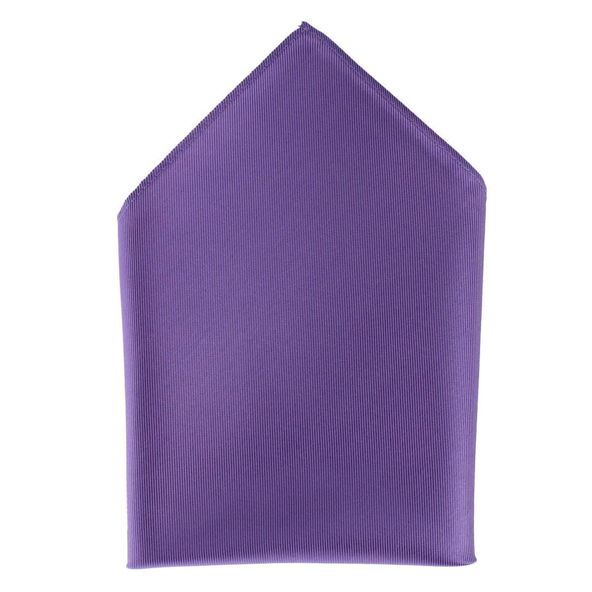 Christian the Romantic Brocade Silk Necktie & Pocket Square Bundle - Purple