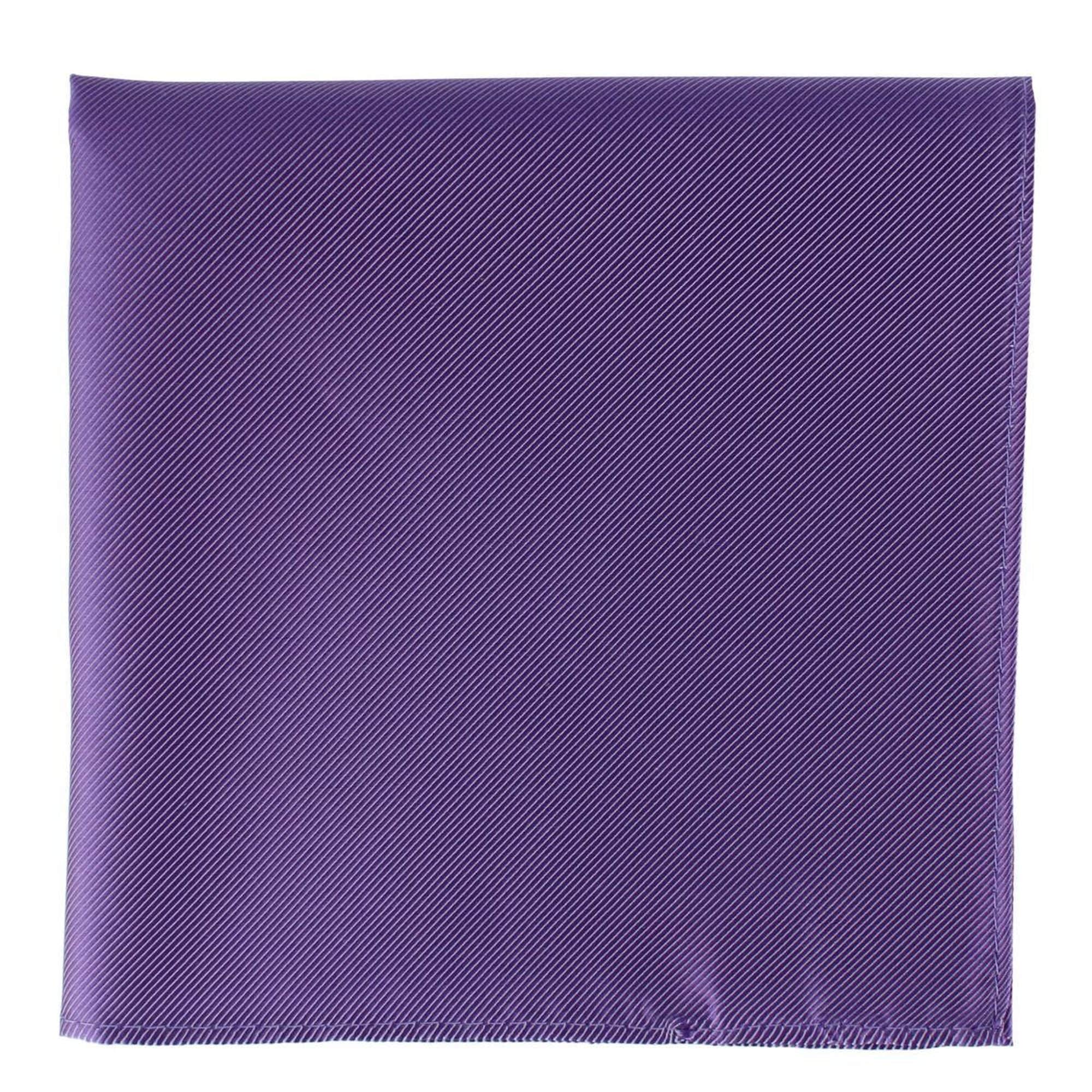 Christian the Romantic Brocade Silk Necktie & Pocket Square Bundle - Purple