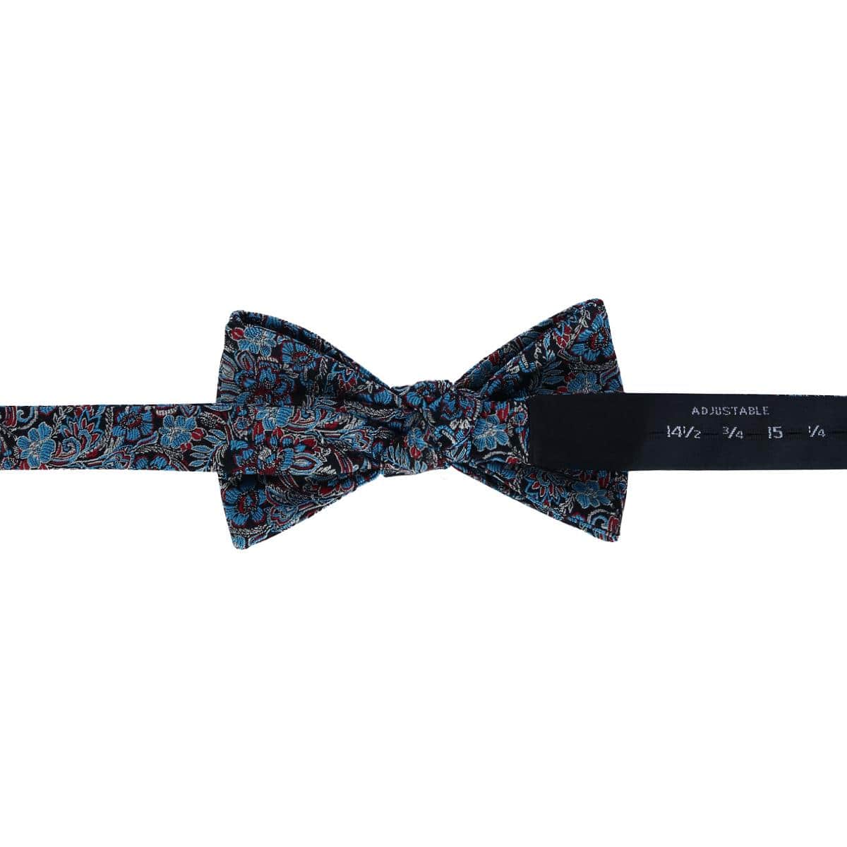Enzo Exploded Floral Silk Bow Tie - Multiple
