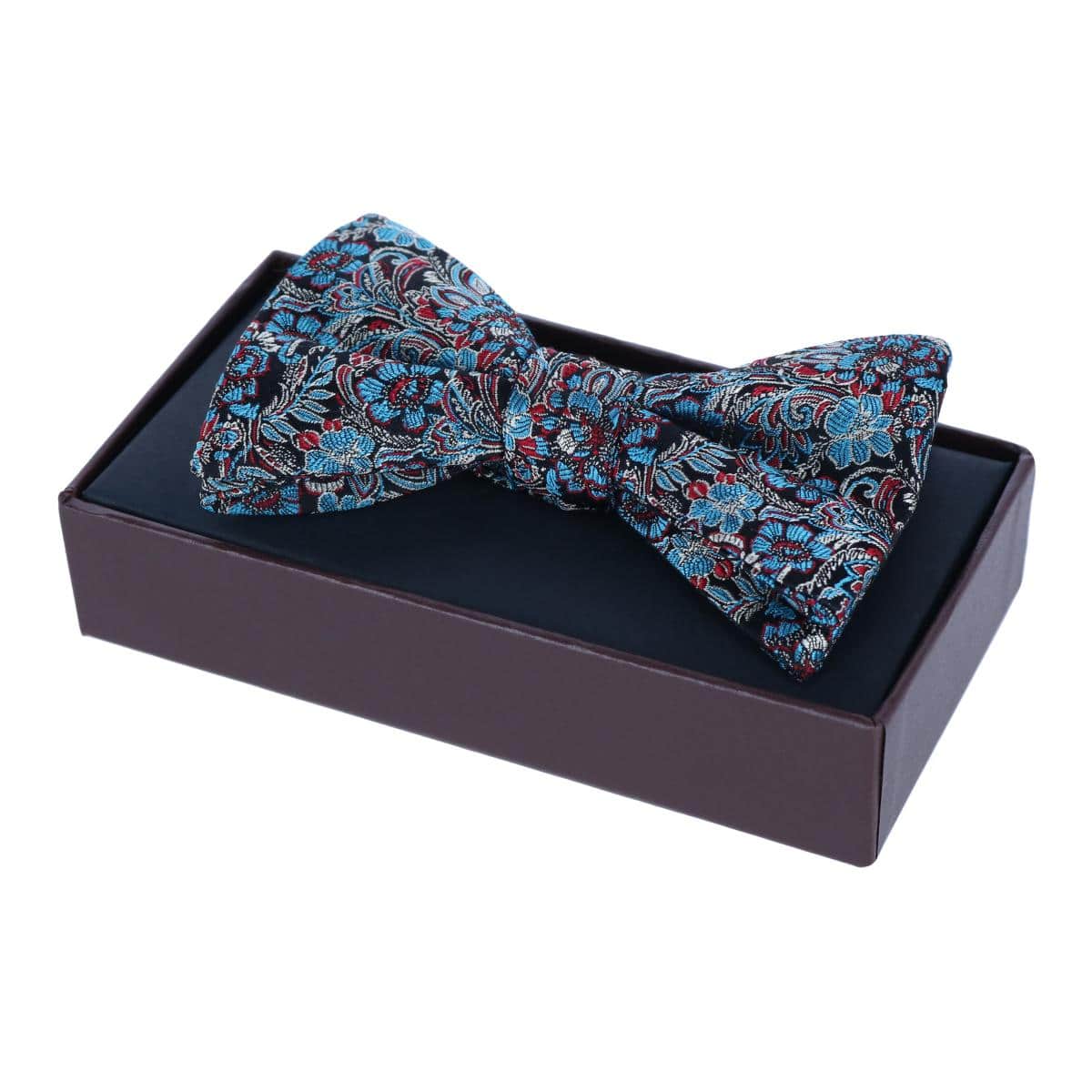 Enzo Exploded Floral Silk Bow Tie - Multiple