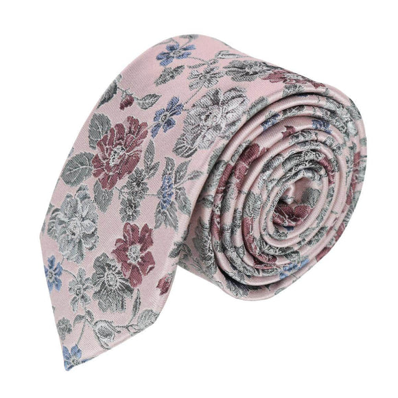 Pale Pink with Grey