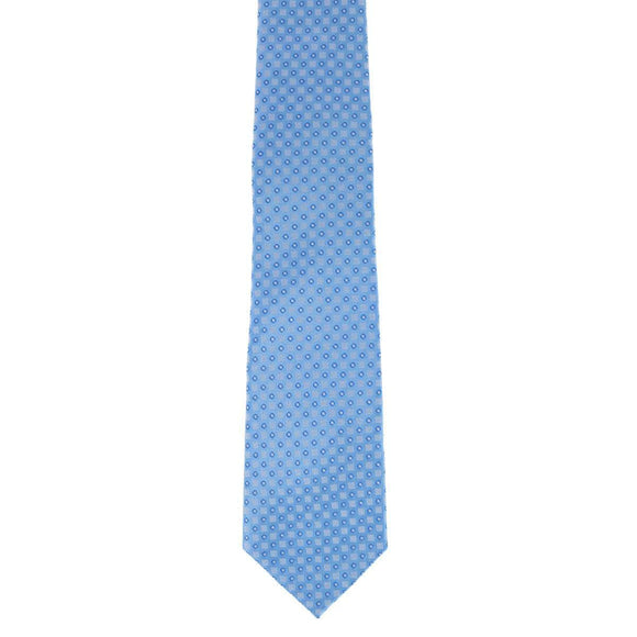 Light Blue with Dark Blue Contrast Polka Dot