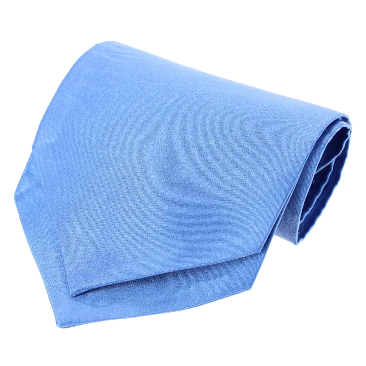 Grant Solid Colored Silk Ascot - Light Blue