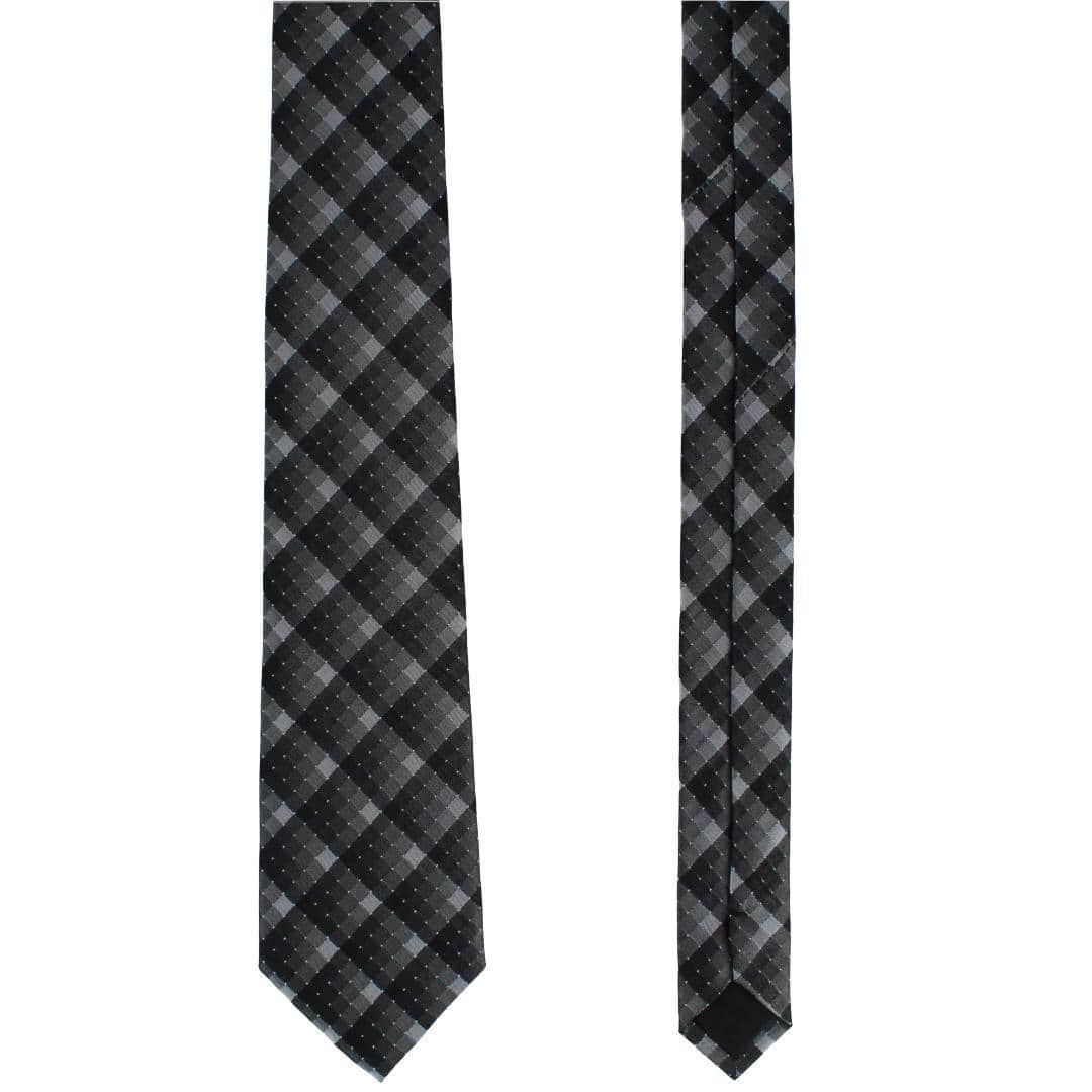 Maestro's Melody Mayhem Muscial Note Novelty Silk Necktie - Black